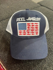 Reel Angler Navy Snap Back Hat
