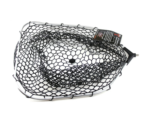 Acouto Aquarium Waterproof Soft Fishing Net Long Koi Tansfer Mesh Basket  Semipermeable Fishing Net for Medium Fish (Diameter 30 cm, Handle 50 cm)